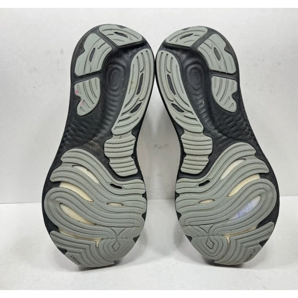 Brooks Glycerin 22 Men's Size 11.5 Grey Black Running Shoes Sneakers 1104451D078